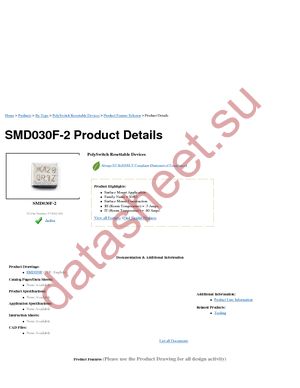 SMD030F-2 datasheet  